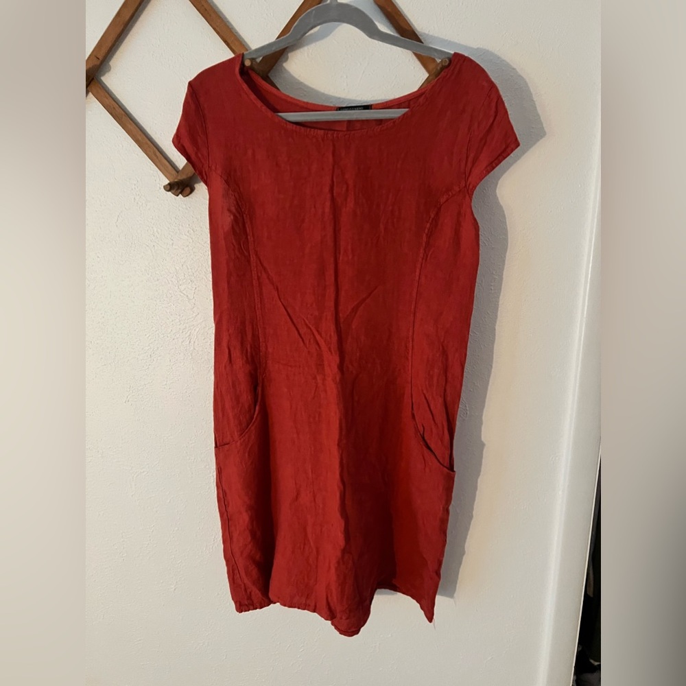 Lungs L’Arno 100% linen dress- Made in Italy